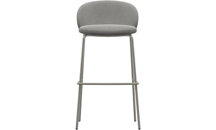 Барный стул Princeton - Tomelilla fabric 3142 Grey  -  Под заказ