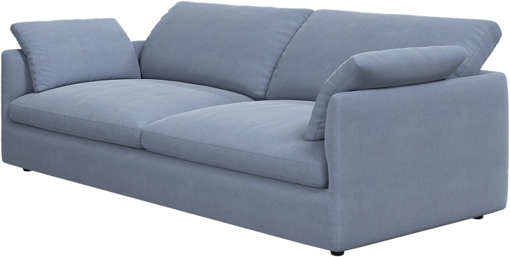3-х местный диван Milano - Frisco 2056 Голубая ткань с функцией акваклин  -  Под заказ