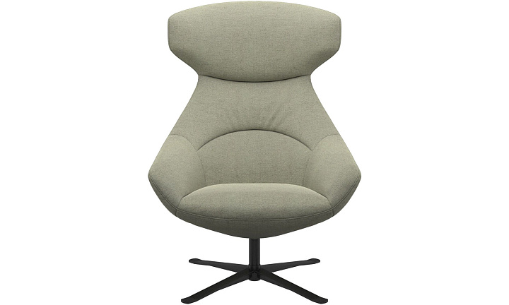 Кресло Porto с функцией вращения - Lazio 3092 Светло-зеленая ткань  -  Под заказ