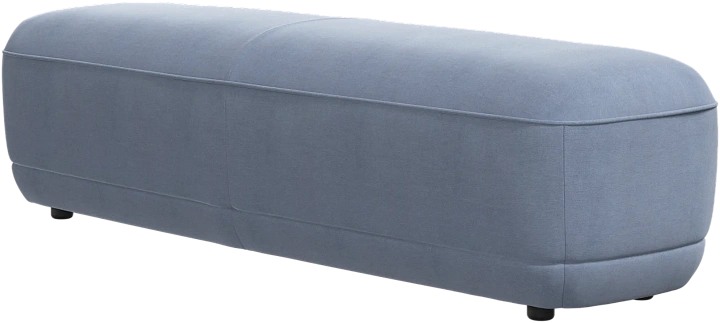 Скамейка Bolzano - Frisco 2056 Голубая ткань с функцией акваклин  -  Под заказ