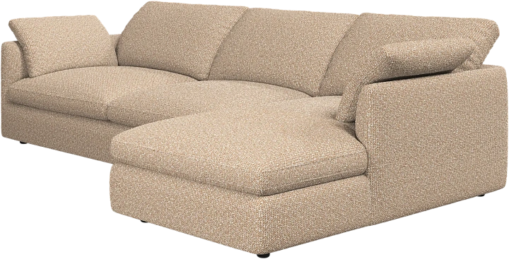 Угловой диван Milano - Avellino ткань бежевого  цвета 3251 -  Под заказ