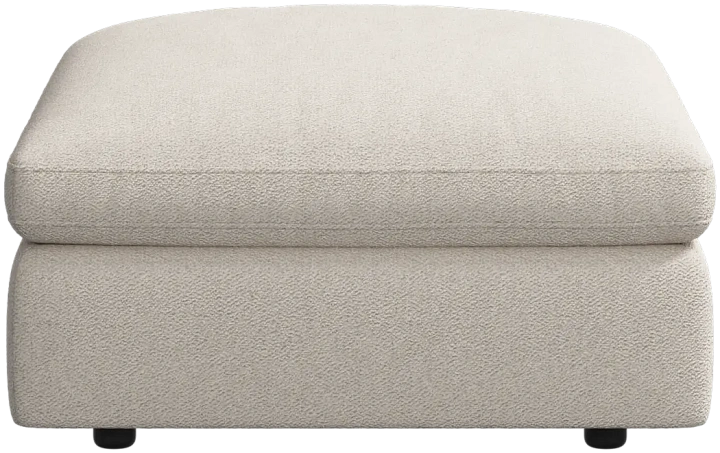 Пуф Milano - Lazio 3090 Ткань белого цвета  -  Под заказ