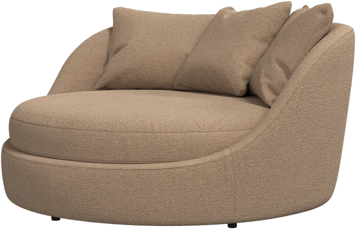 Кресло Ø - Rimini ткань светло-коричневого цвета 3085 -  Под заказ