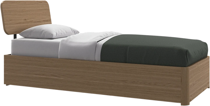 Кровать Element с установленным изголовьем -  Под заказ