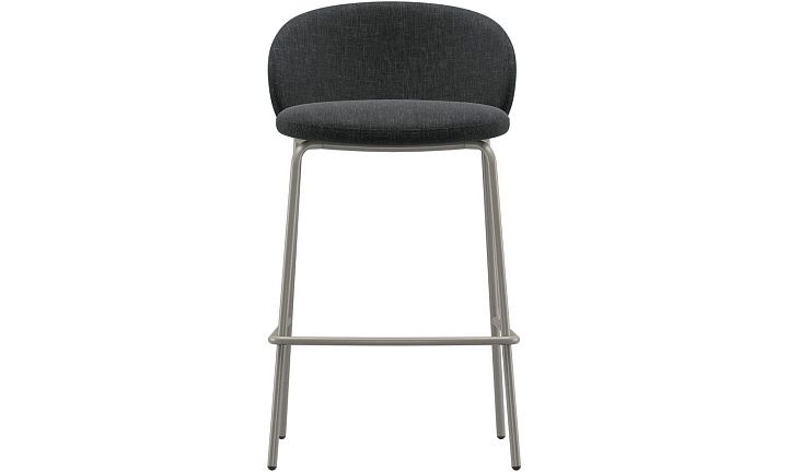 Барный стул Princeton - Napoli 2255 Ткань цвета серого камня -  Под заказ