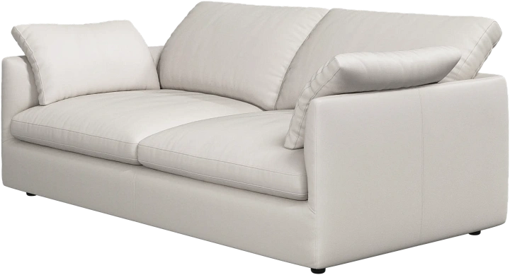 2.5 местный диван Milano - Nordic Grain кожа светло-бежевого цвета 5136 -  Под заказ