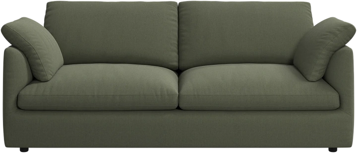 2.5 местный диван Milano - Frisco 2277 Ткань лесного зелёного цвета -  Под заказ