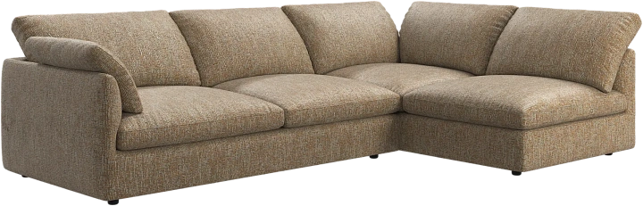 Угловой диван Milano - Tuscany горчичного цвета 3205 -  Под заказ