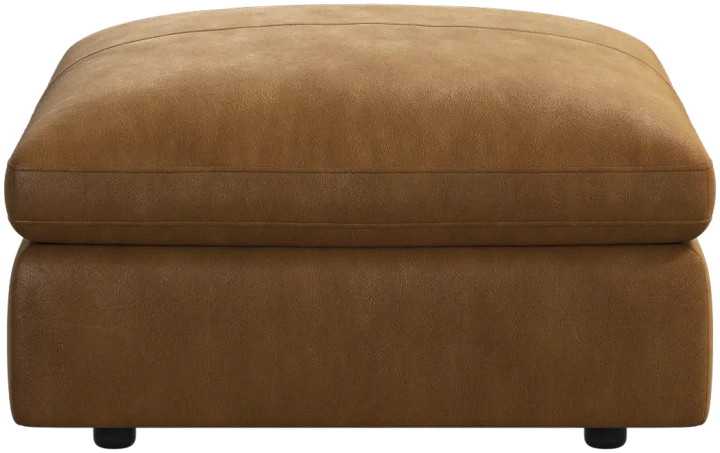 Пуф Milano - York 5120 Kожа коньячного цвета  -  Под заказ