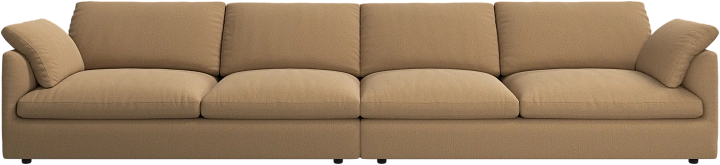 4-х местный диван Milano - Arezzo ткань  цвета охры 3333 -  Под заказ