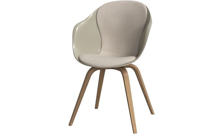 Обеденный стул Hauge - Bristol 3063 Ткань бежевая  -  Под заказ