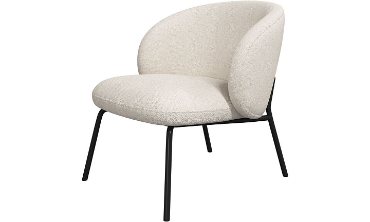 Кресло Princeton - Lazio 3090 Ткань белого цвета  -  Под заказ