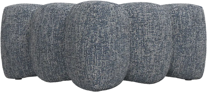 Пуф Nawabari - Tuscany синего цвета 3206 -  Под заказ