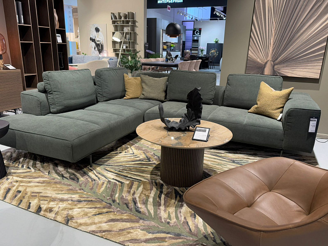 Угловой диван Amsterdam с модулем для отдыха 