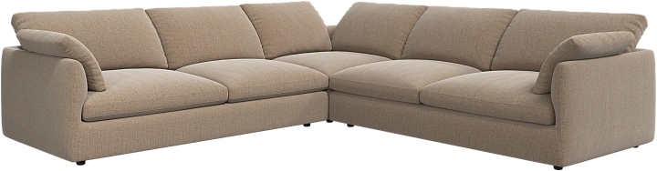 Угловой диван Milano - Napoli 2267 Ткань песочного цвета -  Под заказ
