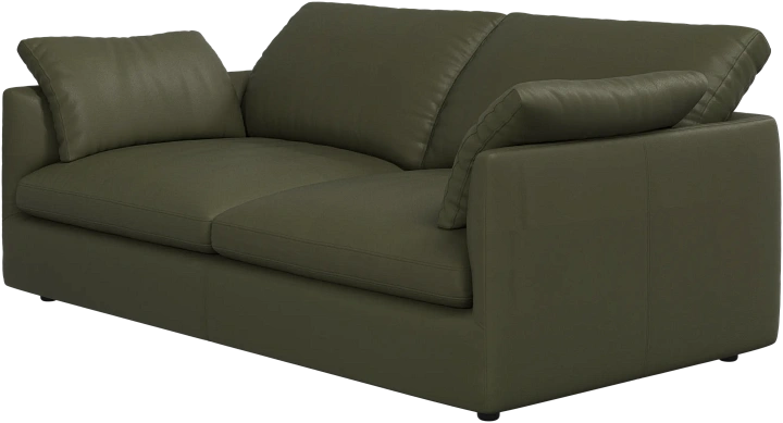 2.5 местный диван Milano - Nordic Grain 5133 Кожа светло-зеленого цвета -  Под заказ