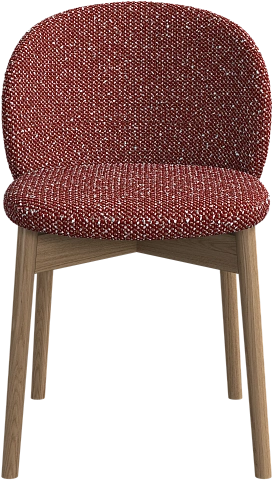 Обеденный стул Princeton - Avellino ткань красного цвета 3250 -  Под заказ