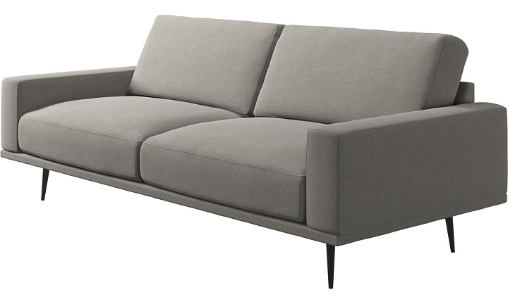 Диван Carlton - Frisco 2063 Ткань с покрытием aquaclean светло-серого цвета  -  Под заказ