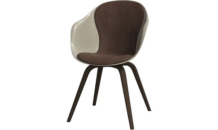 Обеденный стул Hauge - York 5122 Кожа светло-коричневого цвета  -  Под заказ