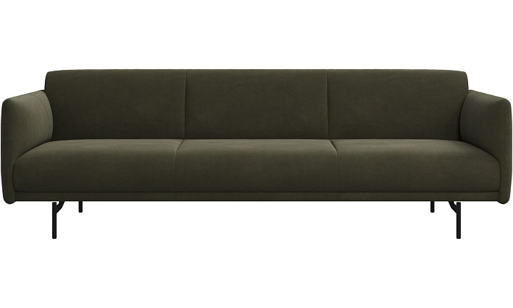 3-х местный диван Berne - York  5121 Kожа светло-зеленая -  Под заказ