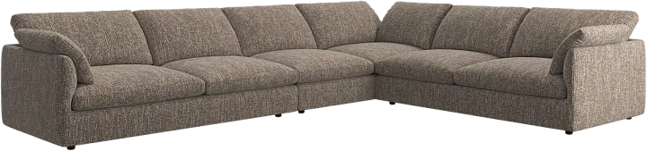 Угловой диван Milano - Tuscany бежевого цвета 3201 -  Под заказ