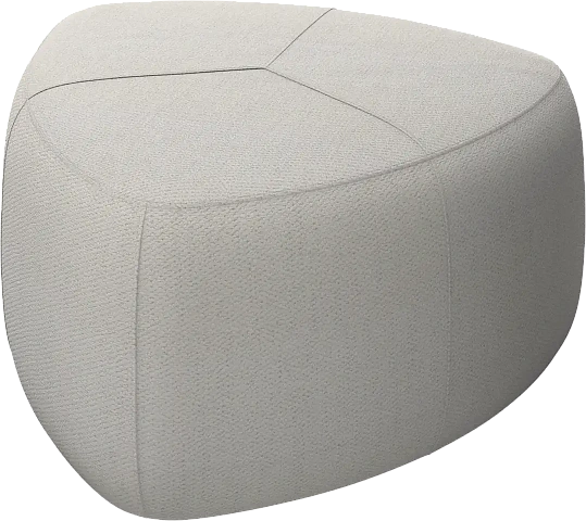 Пуф Bermuda - Lazio 3090 Ткань белого цвета  -  Под заказ