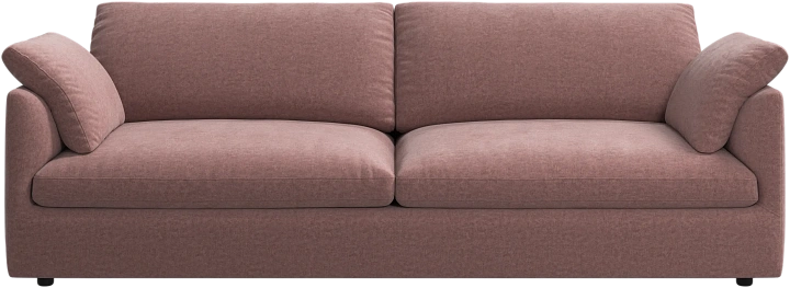 3-х местный диван Milano -  Ravello 3224 Ткань  пыльно-розового цвета  -  Под заказ