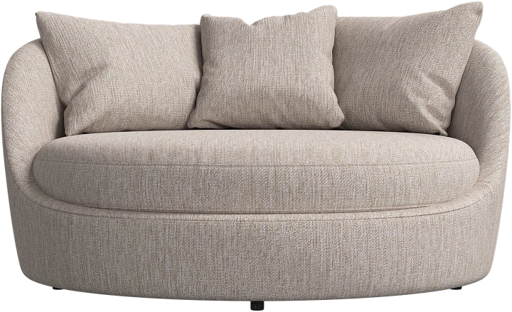 Кресло Ø - Capri ткань бежевого цвета 3230 -  Под заказ