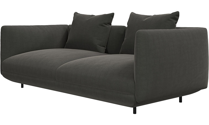 2-местный модуль Salamanca с 2 подлокотниками -  Frisco 2058 Темно-зеленая ткань -  Под заказ