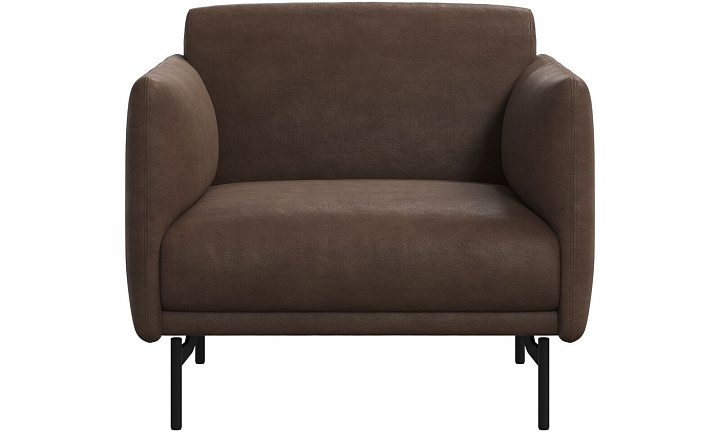 Кресло Berne - York 5122 Кожа светло-коричневого цвета  -  Под заказ