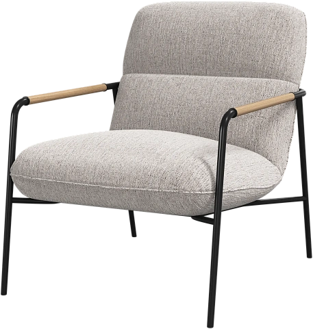 Кресло Terni - Lucca ткань бежевого цвета 3320 -  Под заказ