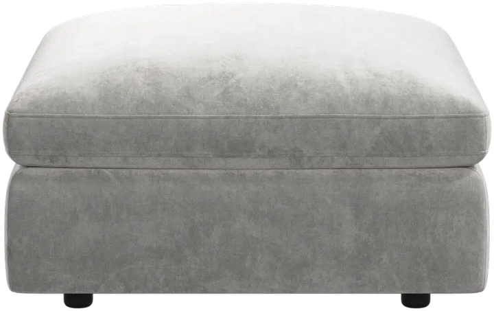 Пуф Milano -  Ravello 3222 Ткань серого цвета  -  Под заказ