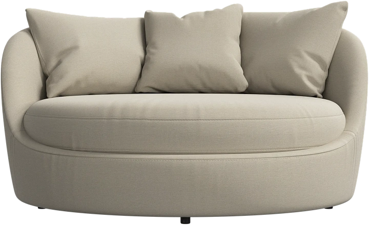 Кресло Ø - Frisco 2274 Ткань песочного цвета -  Под заказ