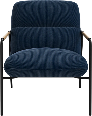 Кресло Terni - Skagen 3163 Темно-синяя ткань  -  Под заказ