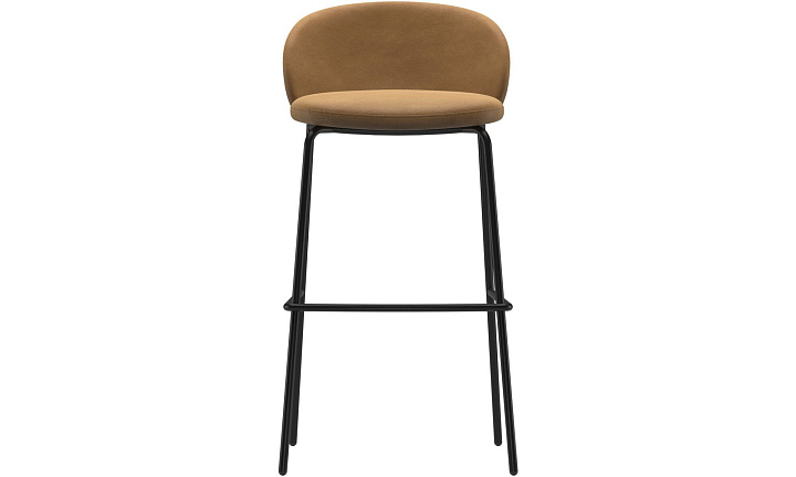 Барный стул Princeton - York 5120 Kожа коньячного цвета  -  Под заказ