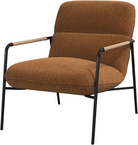 Кресло Terni - Lucca ткань светло-коричневого цвета 3324 -  Под заказ