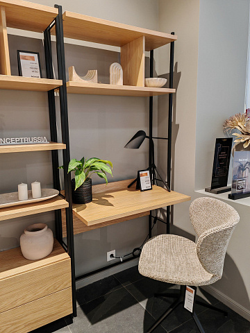 Стеллаж Calgary c рабочим местом