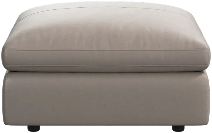 Пуф Milano - Nordic Grain кожа серо-бежевого цвета 5135 -  Под заказ