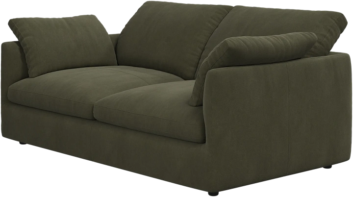 2-х местный диван Milano - York  5121 Kожа светло-зеленая -  Под заказ