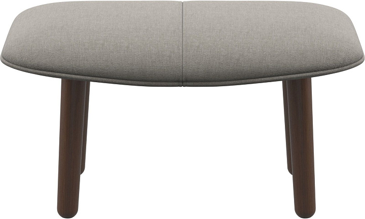 Подставка для ног Fusion - Frisco 2063 Ткань с покрытием aquaclean светло-серого цвета  -  Под заказ