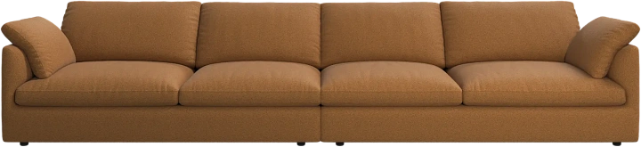 4-х местный диван Milano - Bristol 3066 Ткань горчичного цвета  -  Под заказ