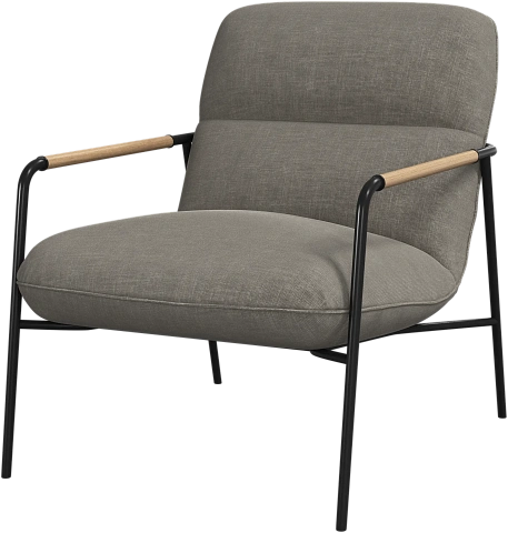 Кресло Terni - Napoli 2250 Ткань серебристо-серая  -  Под заказ