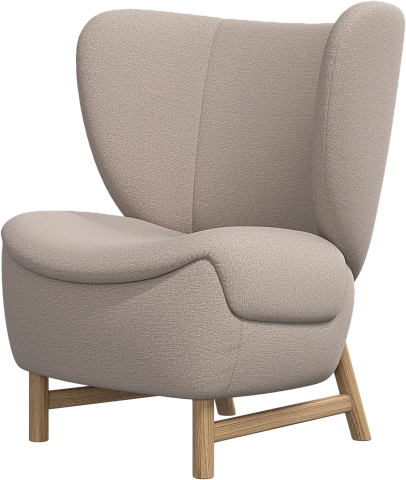 Кресло Catskills  Natural solid oak Beige Rimini fabric 3087 -  Под заказ