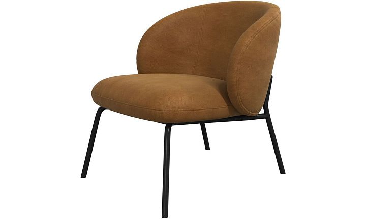 Кресло Princeton - York 5120 Kожа коньячного цвета  -  Под заказ