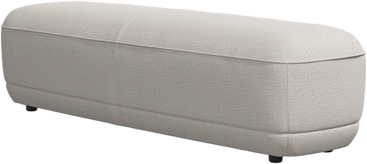 Скамейка Bolzano - Arezzo ткань бежевого цвета 3331 -  Под заказ