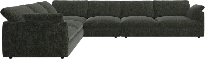 Угловой диван Milano - Tuscany зеленого цвета 3204 -  Под заказ
