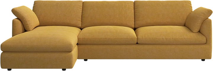 Угловой диван Milano - Tomelilla fabric 3143 Mustard  -  Под заказ