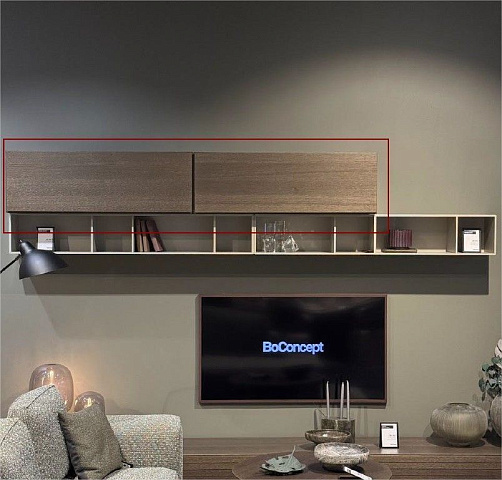 Настенный шкаф Lugano с откидной дверцей