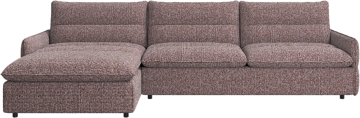 Диван-кровать Саутгемптон (Southampton) - Тоскана (TUSCANY) темно-бордового цвета 3207 -  Под заказ