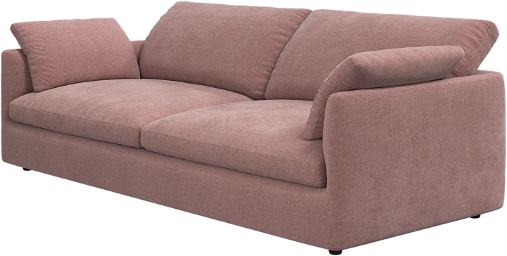 3-х местный диван Milano -  Ravello 3224 Ткань  пыльно-розового цвета  -  Под заказ